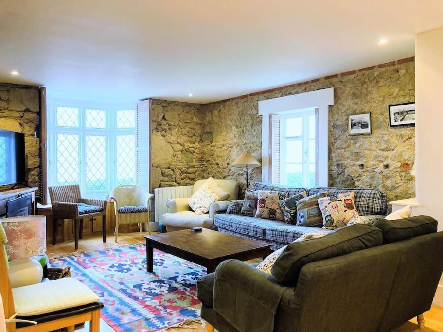 The Old Boat House, Seaview - Seafront Three Bedroom Cottage With Separate Two Bedroom Annexe 外观 照片